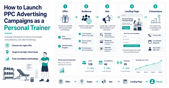 how to launch ppc advertising as a personal trainer PPC Advertising Campaigns