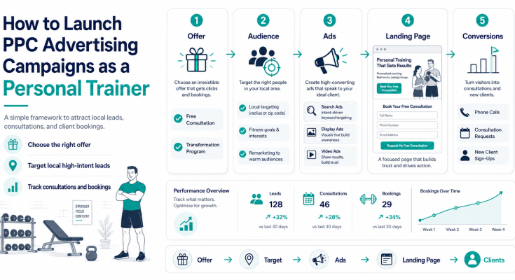 how to launch ppc advertising as a personal trainer PPC Advertising Campaigns